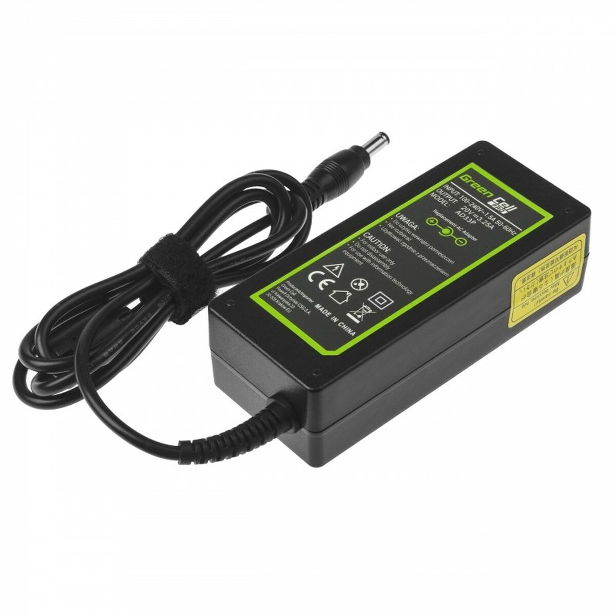 Polnilec za Prenosnik Green Cell AD33P 65 W